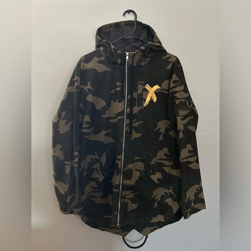 camouflage windbreaker